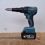 2x Accu popnageltang, brushless, Blauw